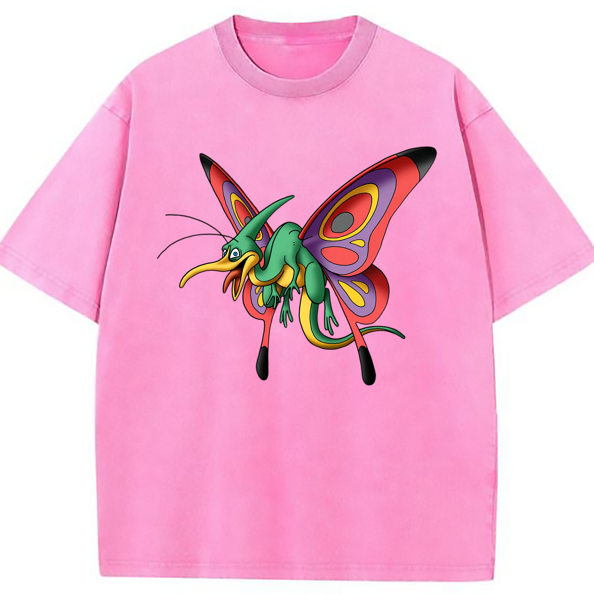 （画像用） ドラゴンクエスト Doragon Kuesuto Dragon Quest 綿100% ヴィンテージ風 半袖Tシャツ（フロントプリント）
